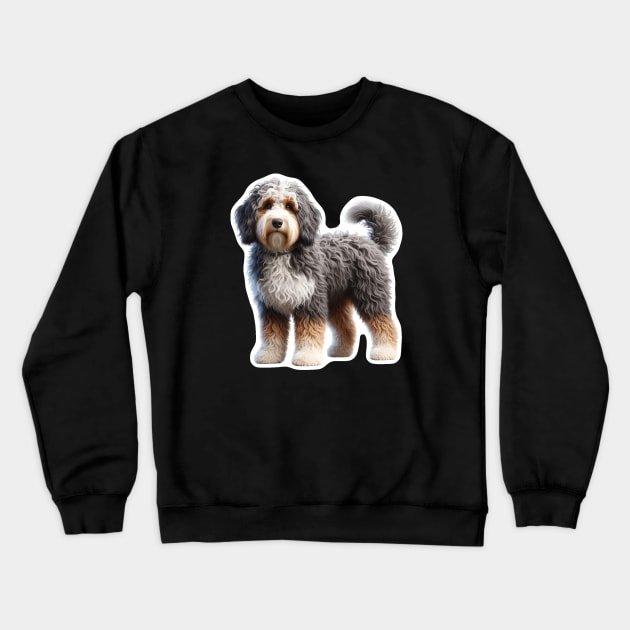 Aussiedoodle Crewneck Sweatshirt by millersye